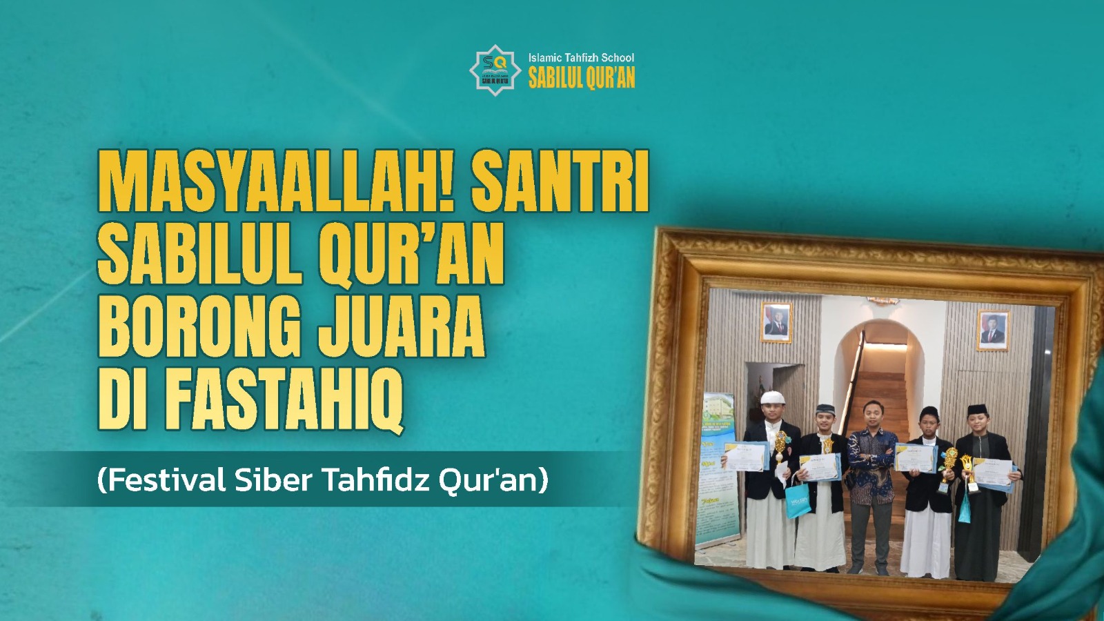 Santri Pesantren Tahfizh Sabilul Qur’an Borong Juara Lomba MHQ di FASTAHIQ 2026